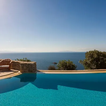 Vila Excellent Mykonos Apollo 3 Bedrooms Stunning Sea Views