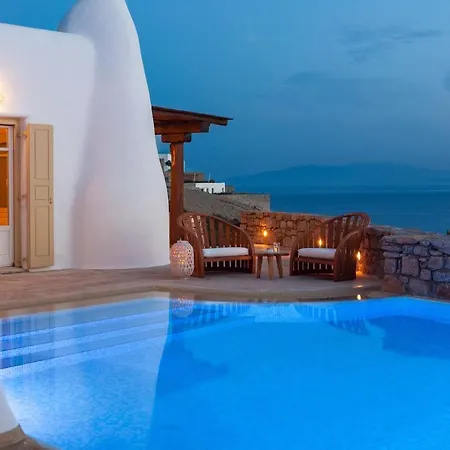 Villa Excellent Mykonos Apollo 3 Bedrooms Stunning Sea Views Psarrou Mykonos Town