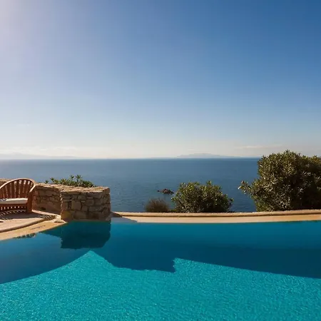 Excellent Mykonos Apollo 3 Bedrooms Stunning Sea Views Villa Psarrou