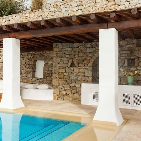 Villa Excellent Mykonos Apollo 3 Bedrooms Stunning Sea Views Psarrou