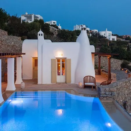 Villa Excellent Mykonos Apollo 3 Bedrooms Stunning Sea Views Psarrou