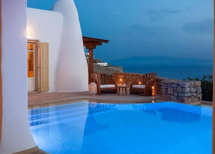 Villa Excellent Mykonos Apollo 3 Bedrooms Stunning Sea Views Psarou (Mykonos)