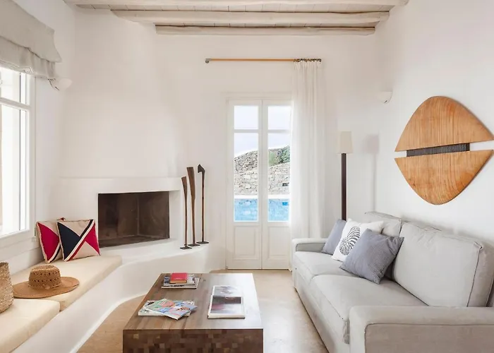 Excellent Mykonos Apollo 3 Bedrooms Stunning Sea Views Villa Psarou (Mykonos)