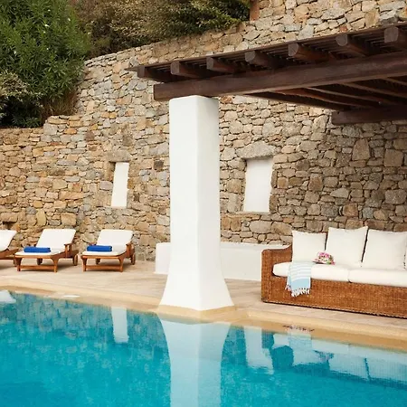 Excellent Mykonos Villa Villa Apollo 3 Bedrooms Stunning Sea Views Psarrou